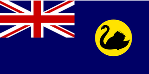 Flagga South Australia vektorbild